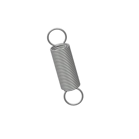 Extension Spring, O= .180, L= .75, W= .014